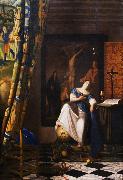 VERMEER VAN DELFT, Jan The Allegory of the Faith wet USA oil painting artist